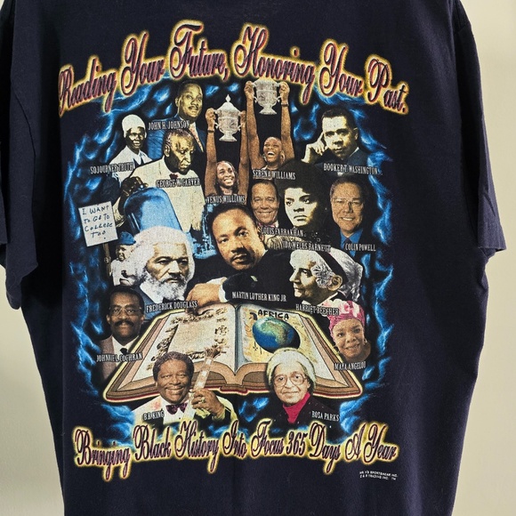 BLACK HISTORY 2001 T-Shirt  *ULTRA RARE - NWOT* - Picture 12 of 15